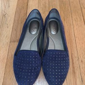 meToo Navy Loafers